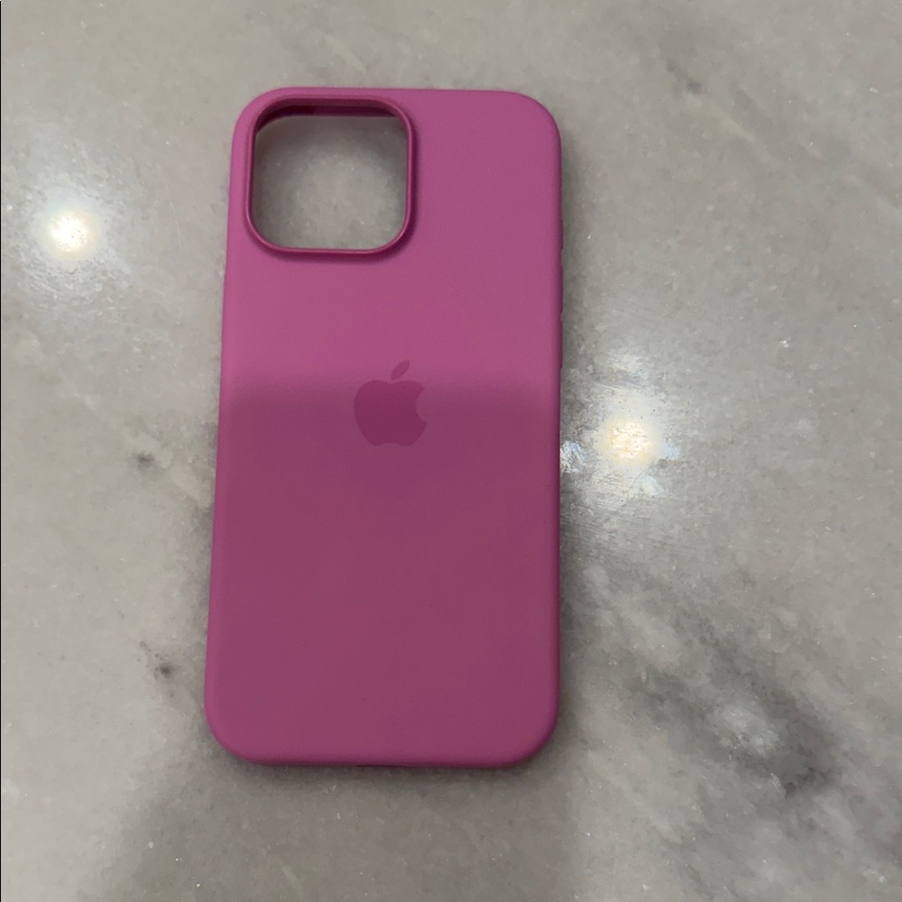 Apple Silicone iPhone 16 Pro Max MagSafe Case - Peony Pink